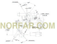 Farmall 100, 130, 140, 200, 230, SUPER A, SUPER C carburetor