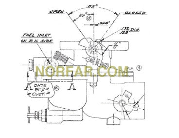 Wisconsin S8D carburetor