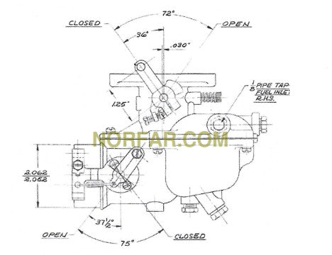 Continental F162 Carburetor