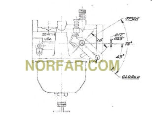 Onan Engine Carburetor, JC, J120
