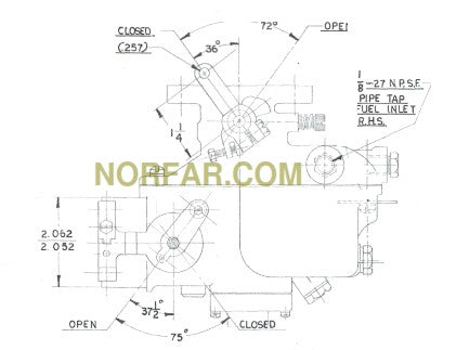 Continental F-163 Carburetor 