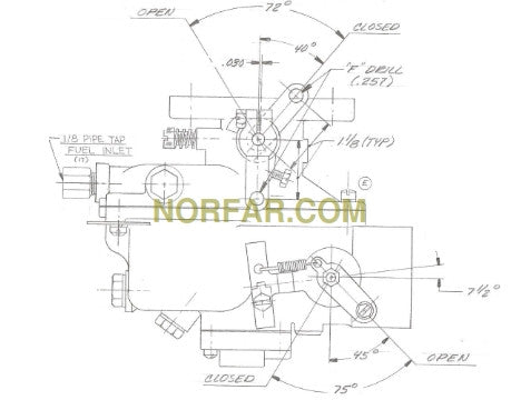 Clark C500  and C685 Carburetor