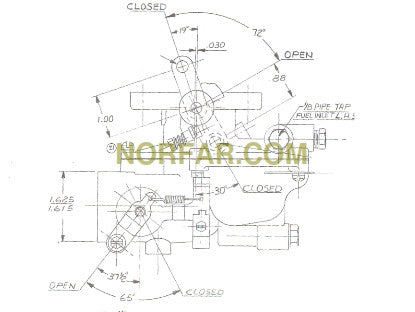 Waukesha D155 Carburetor