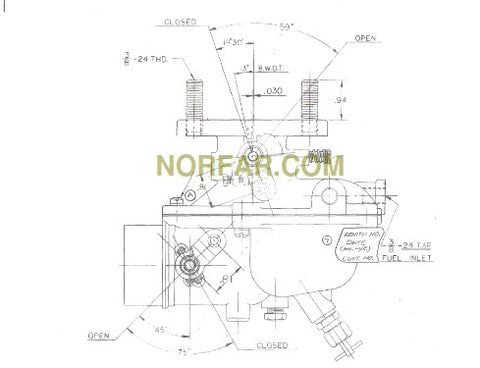 Ford 801 tractor Carburetor