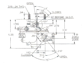 Ford Carburetor   C5NE9510C, C5NN9510M, C7NN9510C, C9NN9510B, D3NN9510B
