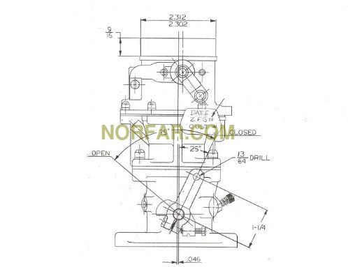 Carburetor for Chrysler 225 engine
