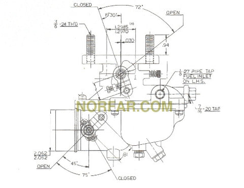  Carburetor for New Holland 3230, 3430 