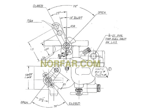 Allis Chalmers C carburetor