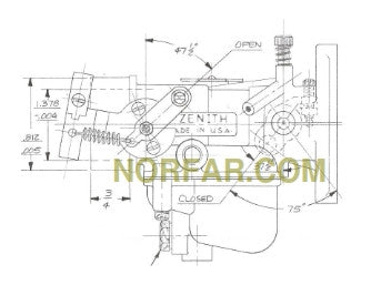 Wisconsin VG4D Carb,  L-57N