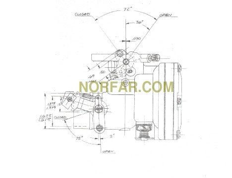 Carburetor Propane for Wisconsin THGD and VH4DG engines