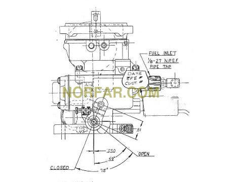 Ford E9JL-9510-FA Carburetor for 2.3 engine VSG-423