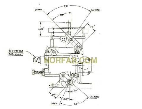 Carburetor for Kut Kwik Equpment, kut Kwik mower carburetor