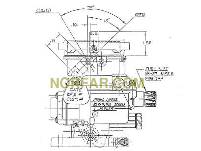 Tennant Sweeper Carburetor 36020
