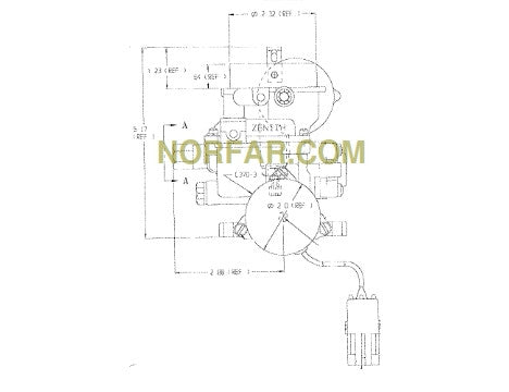Carburetor for Ford 1.1 liter industrial engine, F4JL-9510-HB 