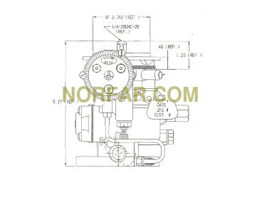 carburetor for Nissan H25 Industrial engine