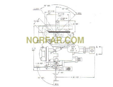 Zenith 15051 carburetor for Ford LRG-425 engine