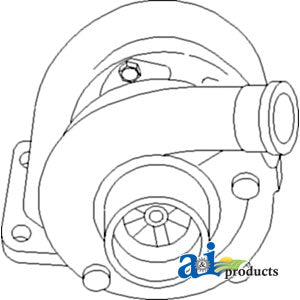 A157337 Turbocharger Case-IH Replaces: A151278, A42166, A48194, A59227, 465184-0002