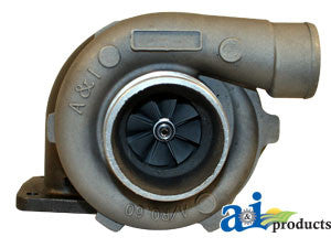 Turbocharger model A157335 fits Case-IH models: W18, W20, W20B, 1150C, 1170, 1175, 1270
