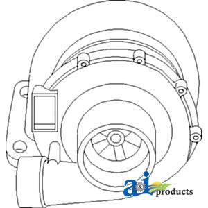 D0NN6K682A Turbocharger Ford/New Holland Replaces: 155453, 155453R, 455453