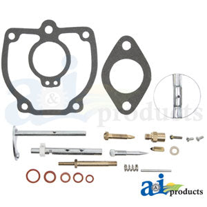 Rebuild Kit for Case-IH M, MV, W6 Tractors with 50983DB, 6513DX, 6514DA Carburetors