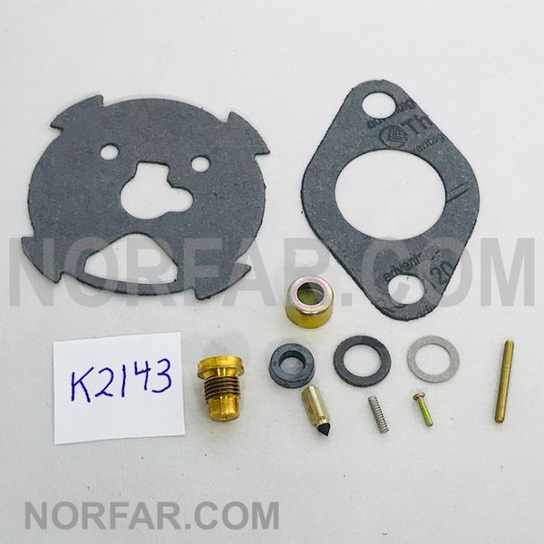 Zenith K2143 Carburetor Kit, Zenith 1408 Series Carburetor kit for  13962, 13990, 14040