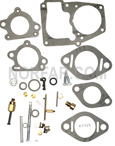 Carburetor Kit for Zenith carburetors: 14161 15069.
