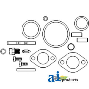 Rebuild Kit for Marvel Schebler DLTX34 On John Deere B Tractors