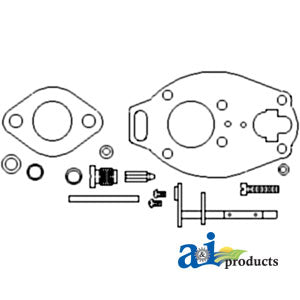 Rebuild Kit for Marvel Schebler TSX810 Carburetors on John Deere 2010 Tractors