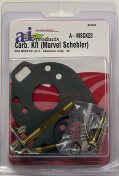 Rebuild Kit for Marvel Schebler TSX157, TSX159, TSX422 on Allis-Chalmers WC, WD, WF, A, B, Super A Tractors