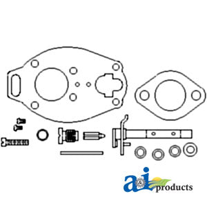Rebuild Kit For Marvel Schebler TSX363 Carburetors on Super 66, 66HC, 660, 77HC Tractors.