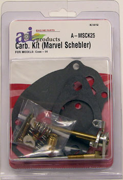 Rebuild Kit For Mavel Schebler TSX114 Carburetor on Case-IH VA/VAC Tractors