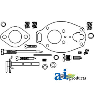 Rebuild Kit For Mavel Schebler TSX114 Carburetor on Case-IH VA/VAC Tractors