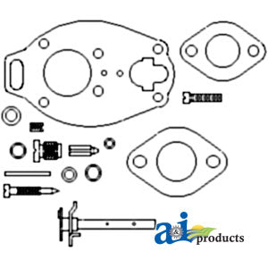 Rebuild Kit for Mavel Schebler TSX464, TSX773 Carburetors on Allis Chalmers D17, WD45 Tractors