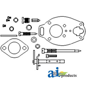 Rebuild Kit For Marvel Schebler TSX43 Carburetor on Case-IH Model "V" Tractors