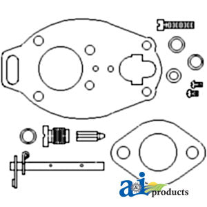 Rebuild Kit for TSX664, TSX786-1 Carburetors on Massey Ferguson 85. 88 Tractors