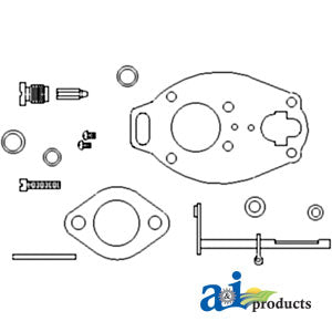 Rebuild Kit for Marvel Schebler TSX670, TSX701, TSX815 Carburetors on CA/D15 Tractors