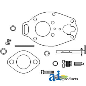 Rebuild Kit for Marvel Schebler TSX744, TSX748 Carburetor on Case-IH Tractors