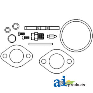 Rebuild Kit For Marvel Schebler DLTX26, DLTX46 Carburetor on John Deere H/HN Tractors