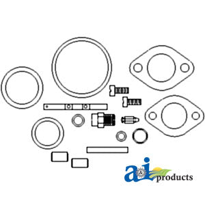 Rebuild Kit For Marvel Schebler DLTX53 Carburetor Used on John Deere "A" tractors