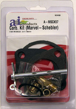 Rebuild Kit For Marvel Schebler DLTX71, DLTX72 Carburetors on John Deere "A" Tractors