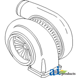 D8NN6K682BA Turbocharger Ford/New Holland     Replaces: D3NN6K682A, 182990R, 87764591, 83910864