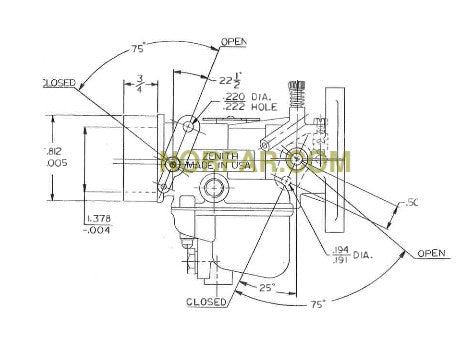 Wisconsin VG4D Carburetor