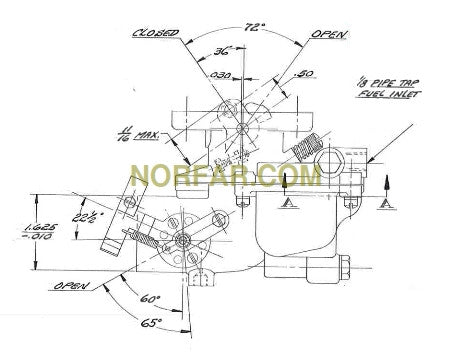 Wisconsin TJD Carburetor