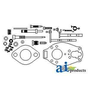 Rebuild Kit for Marvel Schebler TSX593, TSX706 Carburetor on Ford/ New Holland 800/900 Tractors