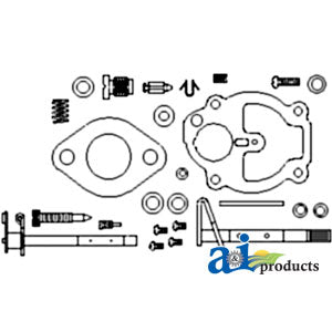 Rebuild Kit For Zenith Carb #9705, 9706 On Allis Chalmers B,C,RC Tractors