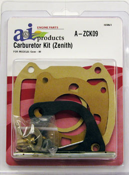 Rebuild Kit for Zenith 6799, 8714 Carburetor on Case-IH L, LA Tractors