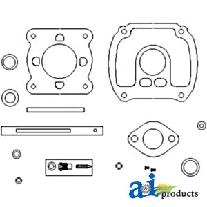 Rebuild Kit for Zenith 6799, 8714 Carburetor on Case-IH L, LA Tractors