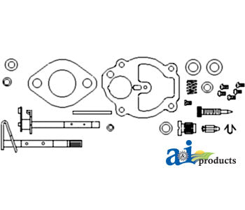 Rebuild Kit for Zenith Carb #9804 On Allis Chalmers "B" Tractor