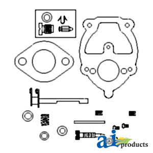 Rebuild Kit For Zenith Carb #11115 on Case-IH Super A, Super C Tractors