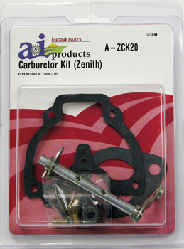 Rebuild Kit for Zenith Carburetor #8964 on Case-IH "C" Tractors
